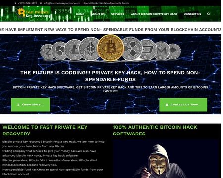 website thubmnail of Fastprivatekeyrecovery