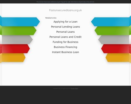 website thubmnail of Fastunsecuredloans.org.uk