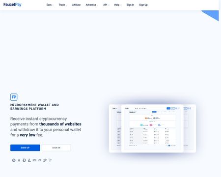 website thubmnail of FaucetPay