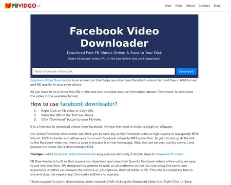 website thubmnail of FBVIDGO