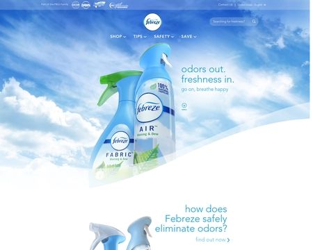 website thubmnail of Febreeze