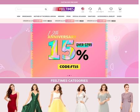 website thubmnail of FeelTimes