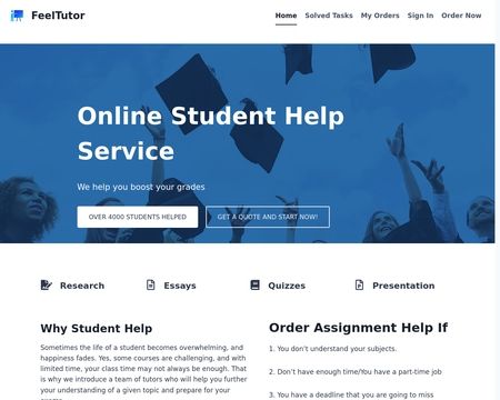 website thubmnail of Feeltutor