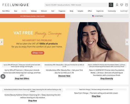 website thubmnail of Feelunique
