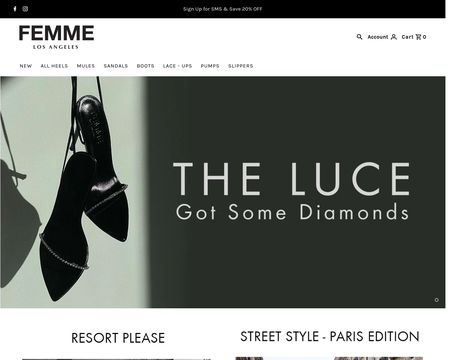 website thubmnail of Femme