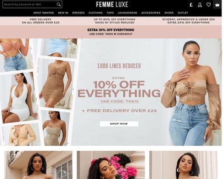 website thubmnail of Femmeluxefinery.co.uk