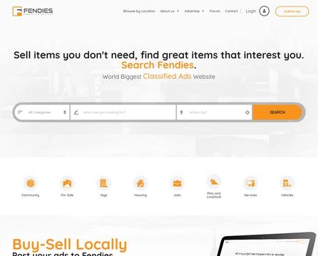 website thubmnail of Fendies