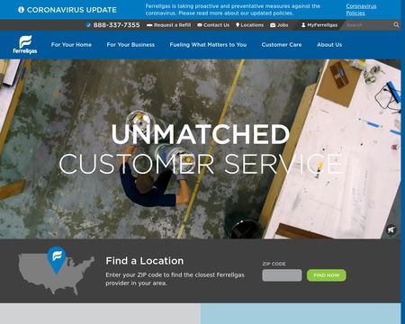 website thubmnail of Ferrellgas