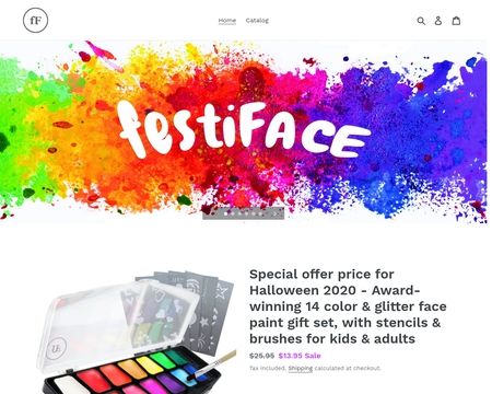 website thubmnail of Festi Face