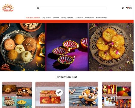website thubmnail of Festivetreat