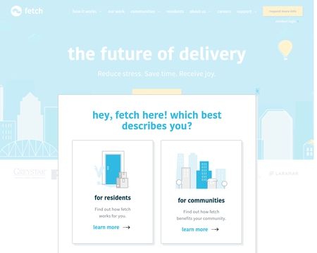 website thubmnail of Fetchpackage