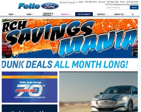 website thubmnail of Fette Ford Sales