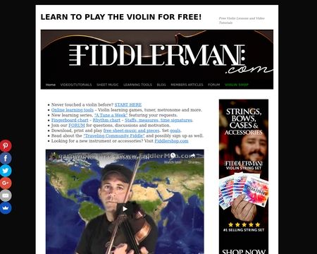 website thubmnail of FiddlerMan