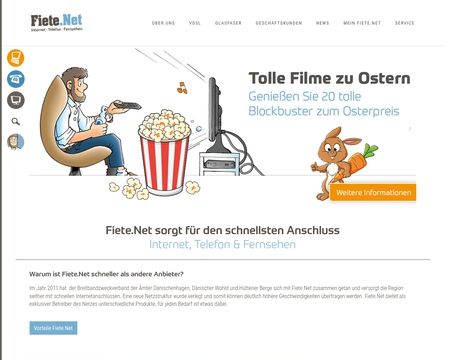 website thubmnail of Fiete.net