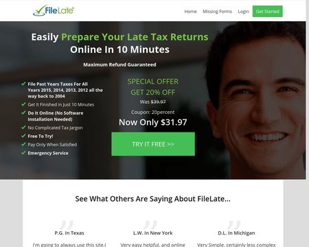 website thubmnail of FileLate
