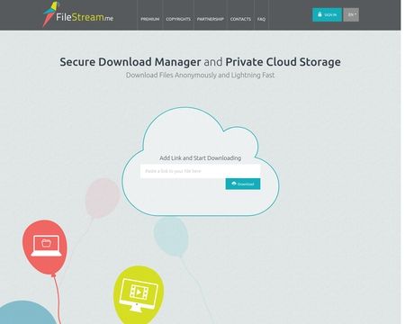 website thubmnail of FileStream.me
