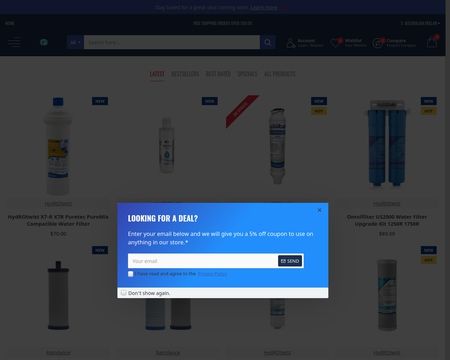 website thubmnail of Filtermywater.com.au