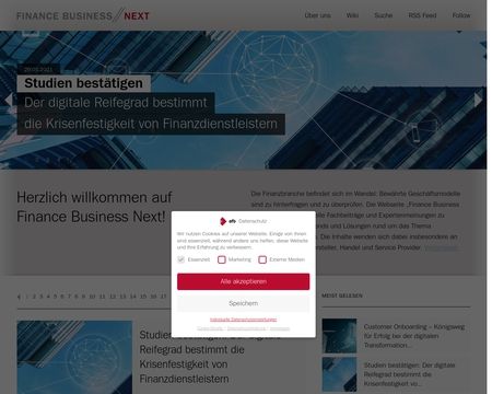 website thubmnail of Finance Business