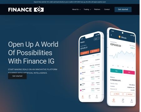 website thubmnail of Finance IG