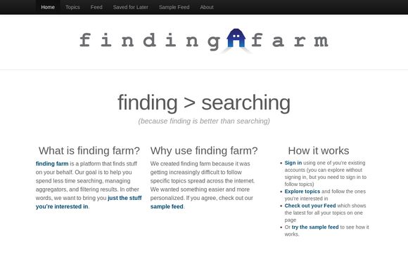 Thumbnail of Findingfarm.com