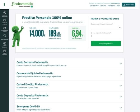 website thubmnail of Findomestic.it