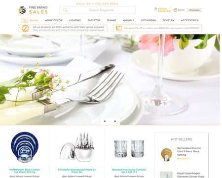 website thubmnail of Fine Brand Sales