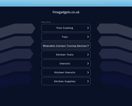 website thubmnail of FineGadgets.co.uk