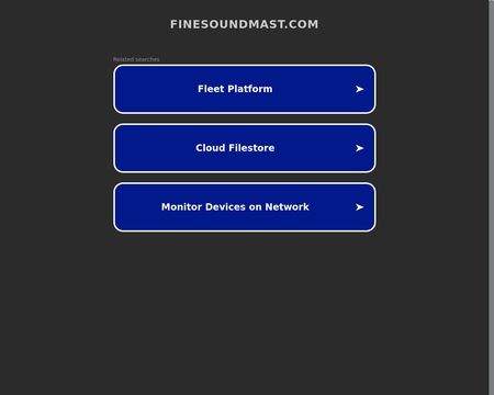 website thubmnail of Finesoundmast