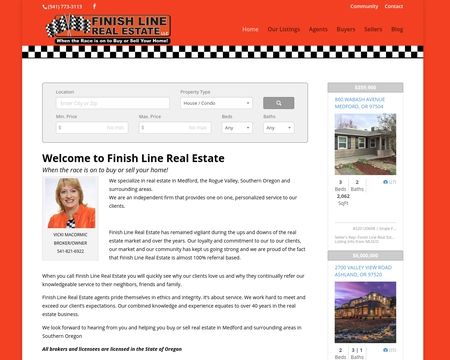 website thubmnail of Finishlinerealestate
