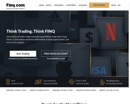 website thubmnail of Finq