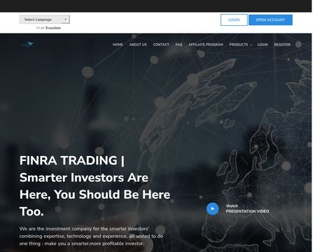 website thubmnail of Finra Invest