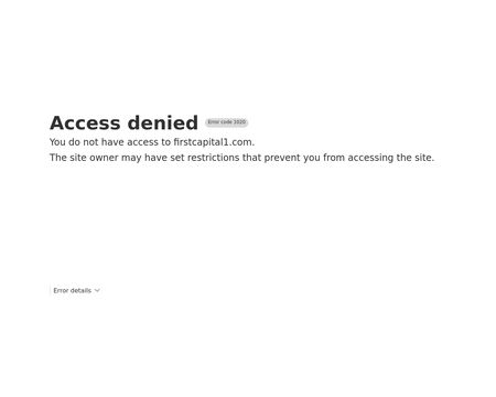 website thubmnail of Firstcapital1