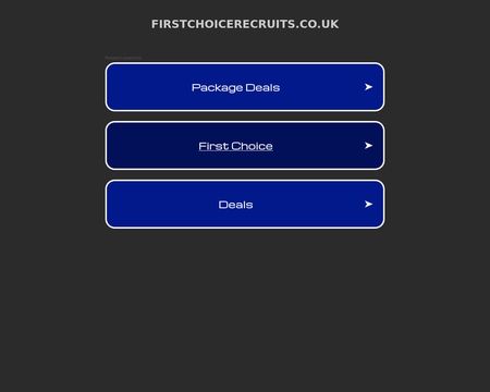 website thubmnail of Firstchoicerecruits.co.uk