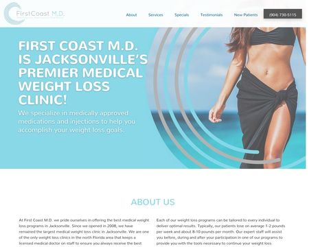 website thubmnail of FirstCoastMD