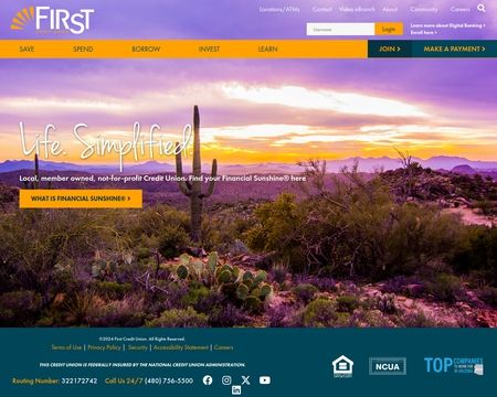 website thubmnail of Firstcu.net