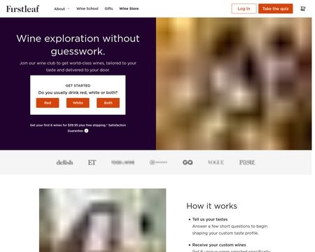 website thubmnail of Firstleaf