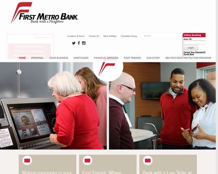 website thubmnail of Firstmetro