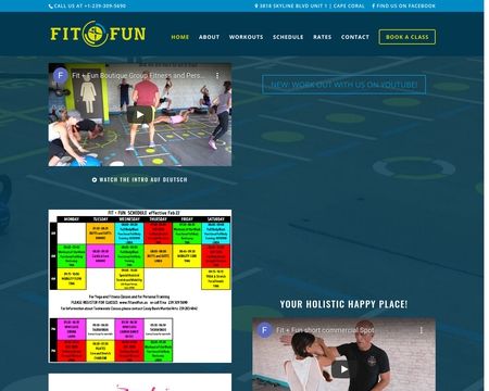website thubmnail of Fit + Fun