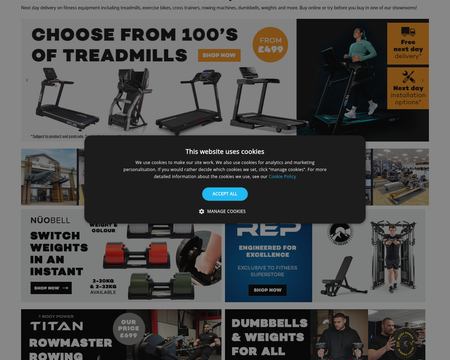 website thubmnail of Fitness Superstore