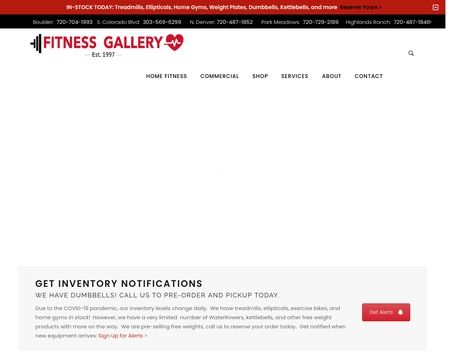 website thubmnail of FitnessGallery