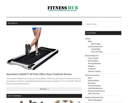 website thubmnail of Fitnesshub.co.uk