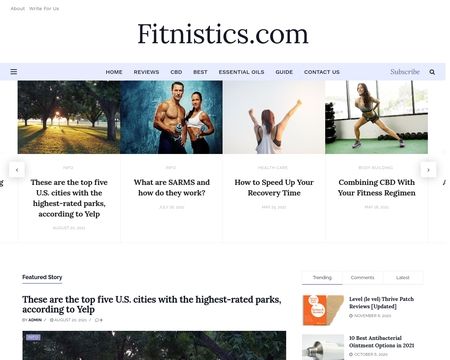 website thubmnail of Fitnistics