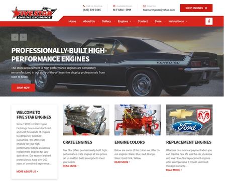website thubmnail of FiveStarEngines