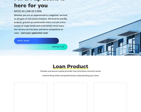 website thubmnail of Fix and Flip Loans