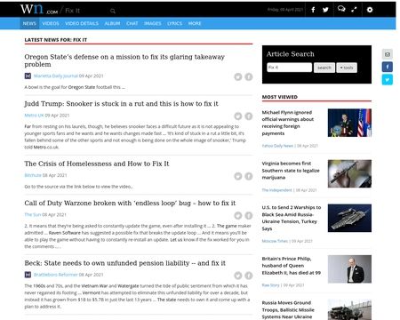 website thubmnail of Fix It