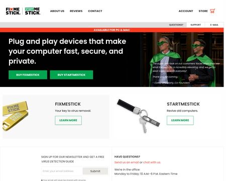 website thubmnail of FixMeStick