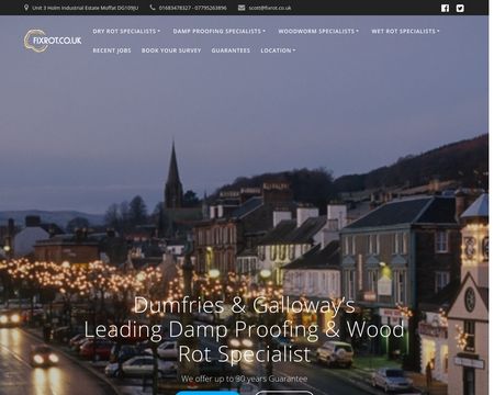 website thubmnail of Fixrot.co.uk