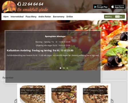 website thubmnail of Flamenco Pizza