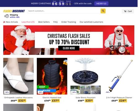 website thubmnail of Flash Discount