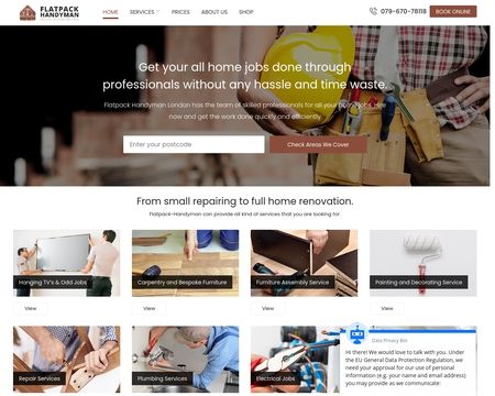 website thubmnail of Flatpack-handyman.co.uk